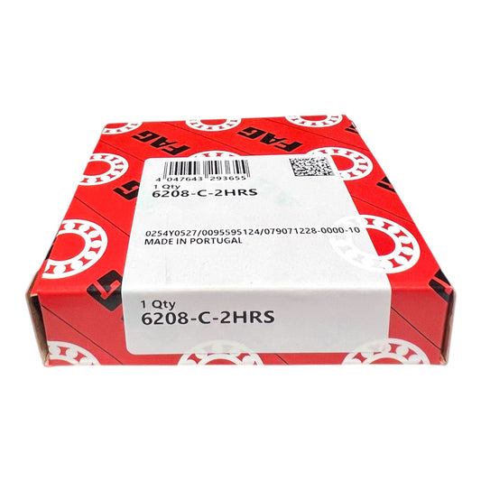 1x FAG 6208-C-2HRS = 6208 2RSR 2RS1 Rillenkugellager 40x80x18 mm Kugellager
