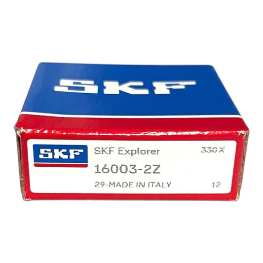 1x SKF 16003-2Z Rillenkugellager 17x35x8 mm Kugellager