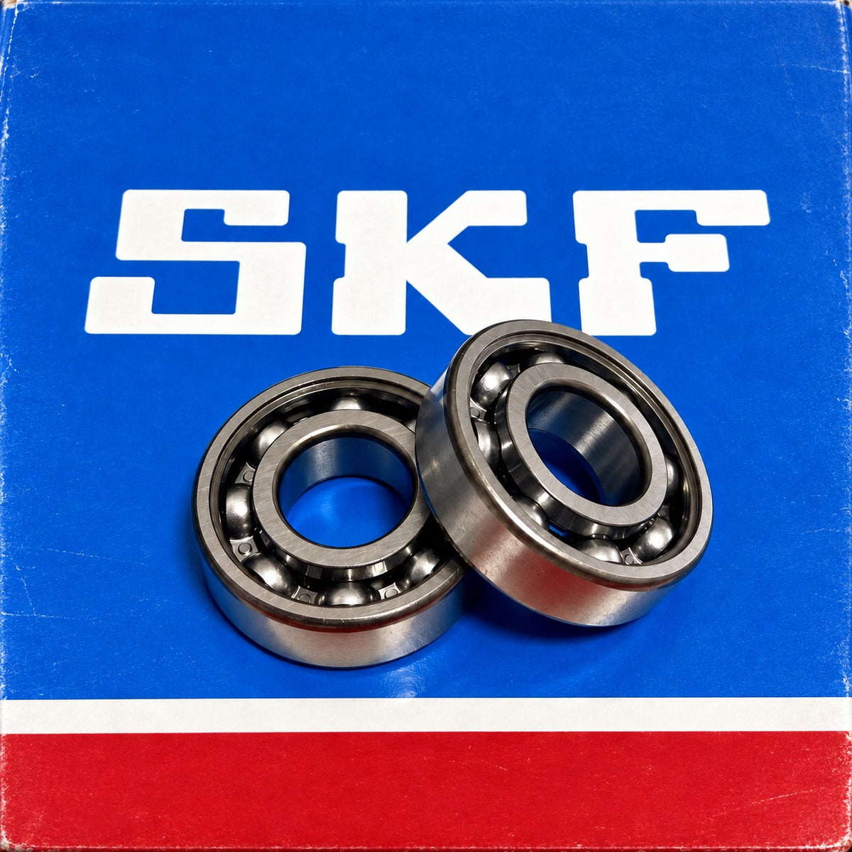 2x SKF 6004/C3 Rillenkugellager 20x42x12 mm offen